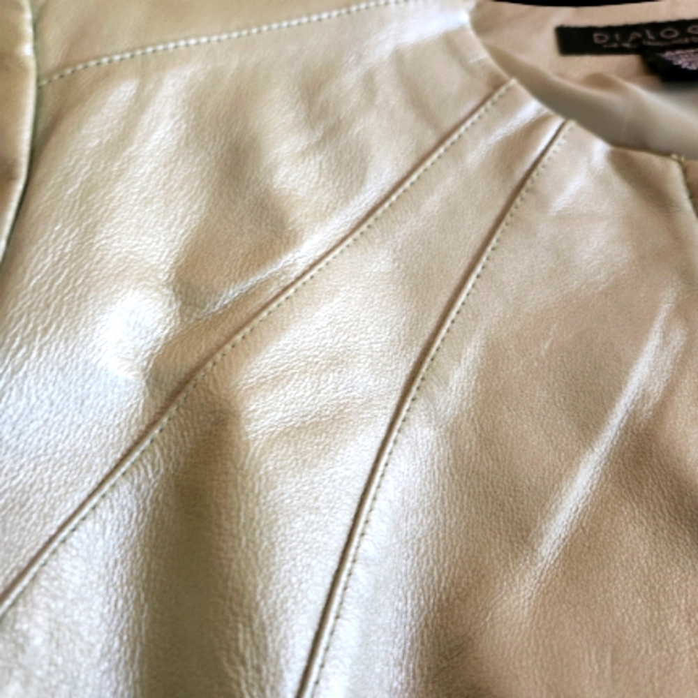 Iridescent Leather Jacket - Picture 4 of 6